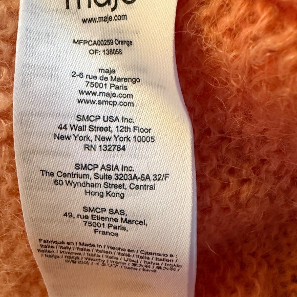 Dreamy Maje Mohair V-neck Cardigan - Picture 4 of 5